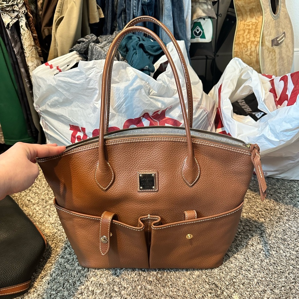 Tan Shoulder Bag - Dooney & Bourke